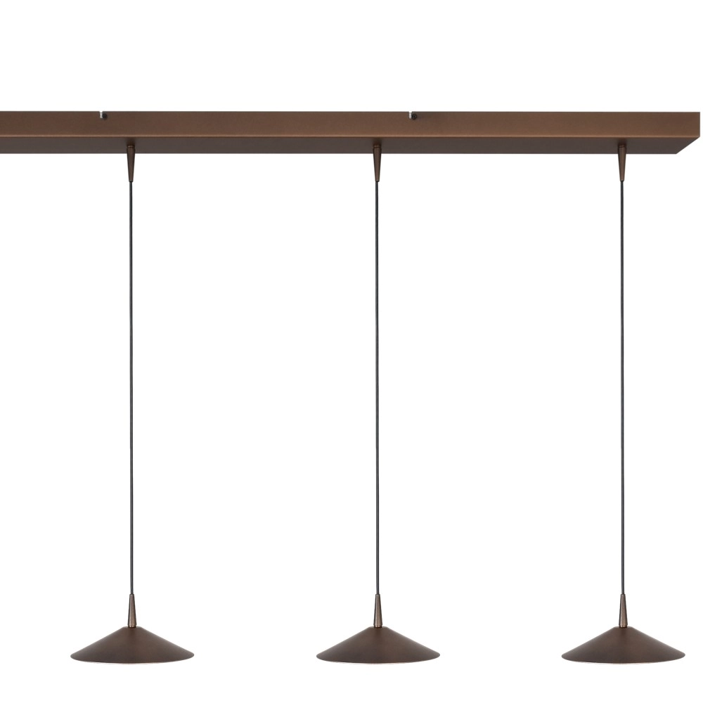 Lampe suspendue à 4 lumières Ceppo Brun cacao Ø 18 cm Masterlight 8718121347363
