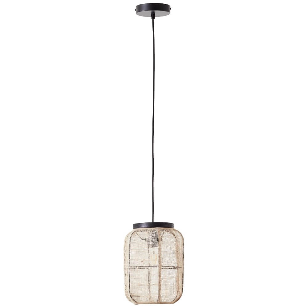 Lampe suspendue en tissu Tanah Ø 22 cm Brilliant 4004353399343