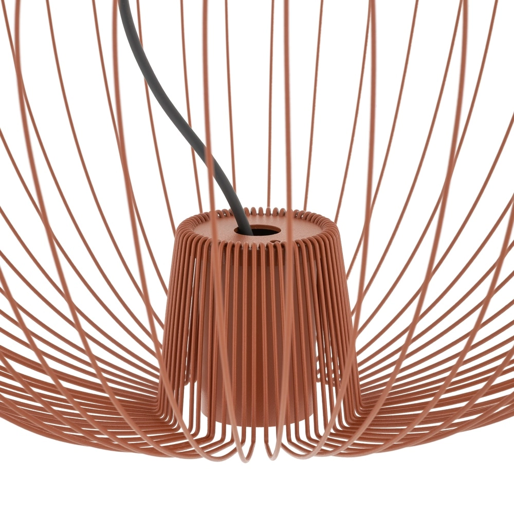 Lampe cage Pumpkin terre cuite Ø 54,5 cm Lyora 5903139114950