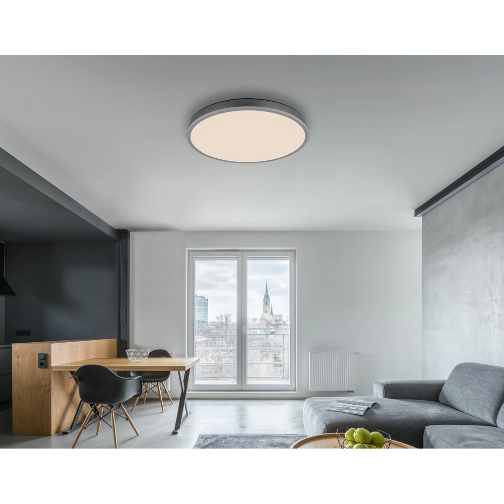 Lampe de plafond à design Doro Ø 60 cm gris argenté Globo 9007371528554