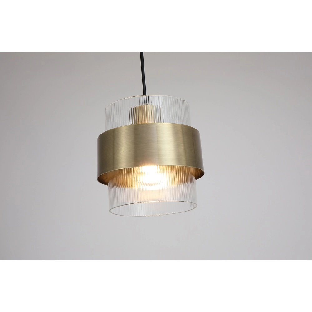 Lampe suspendue Royal Laiton ancien à 1 lumière Searchlight 5,05342E+12