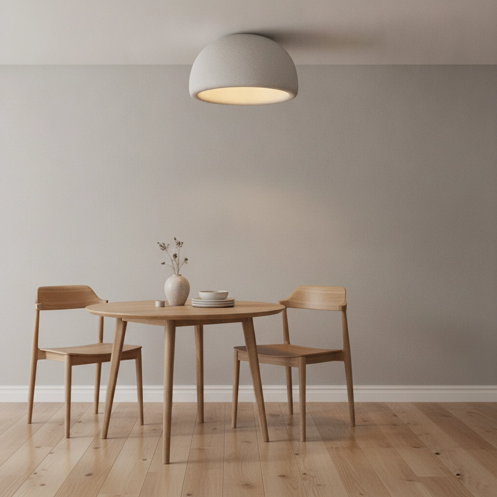Lampe de plafond moderne Davo gris Ø 43cm