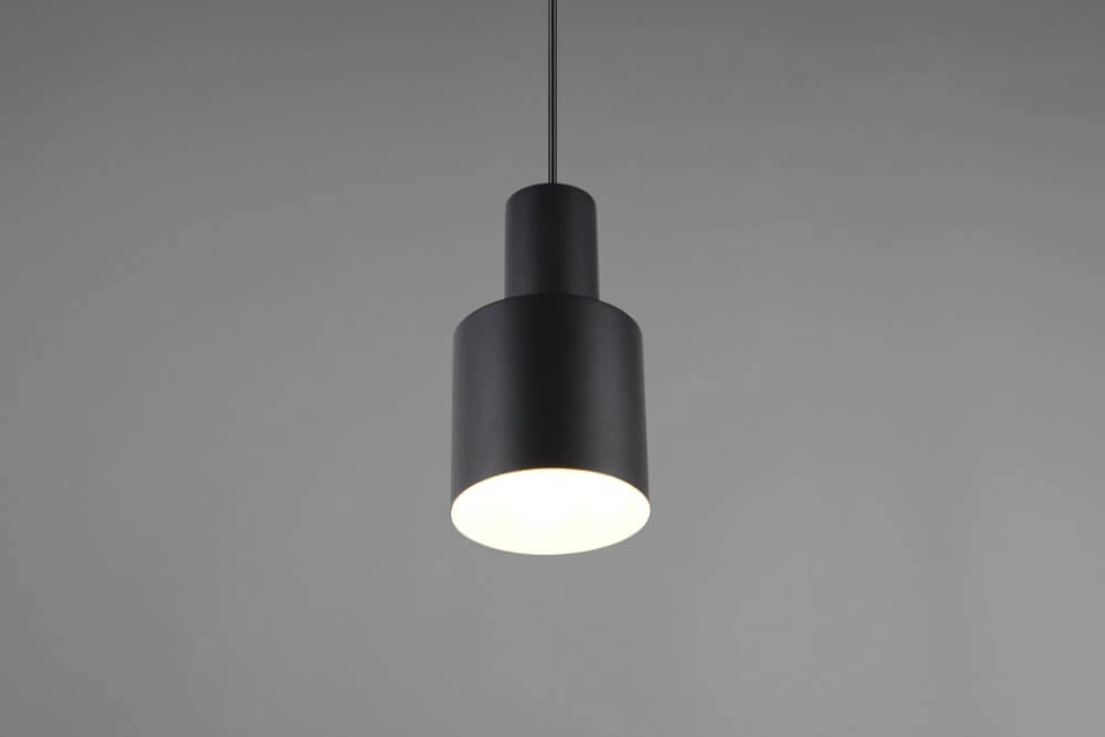 Pendule noire Agudo Ø12cm Trio 4017807613773