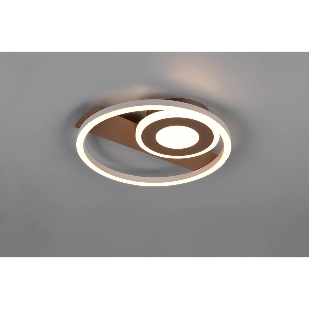 Plafonnier moderne Horus Brun moka Trio 4017807653380