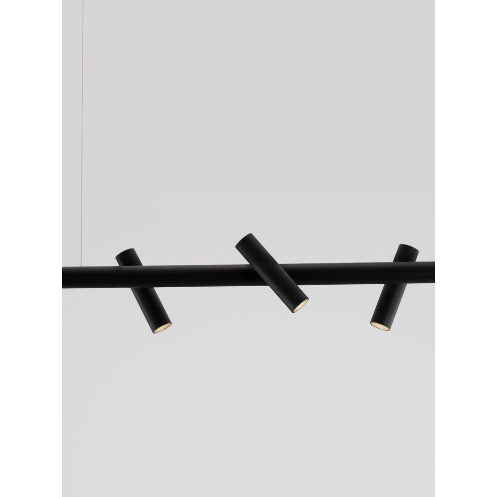 Lampe pendante de salle à manger Avelo Noir Lyora 5212063501577