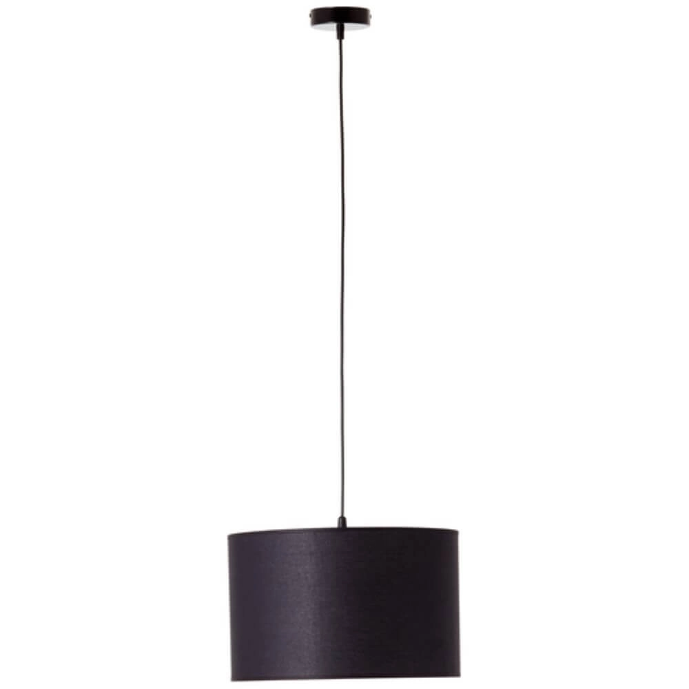 Lampe suspendue en tissu Esher Ø 38cm noir Brilliant 4004353405501