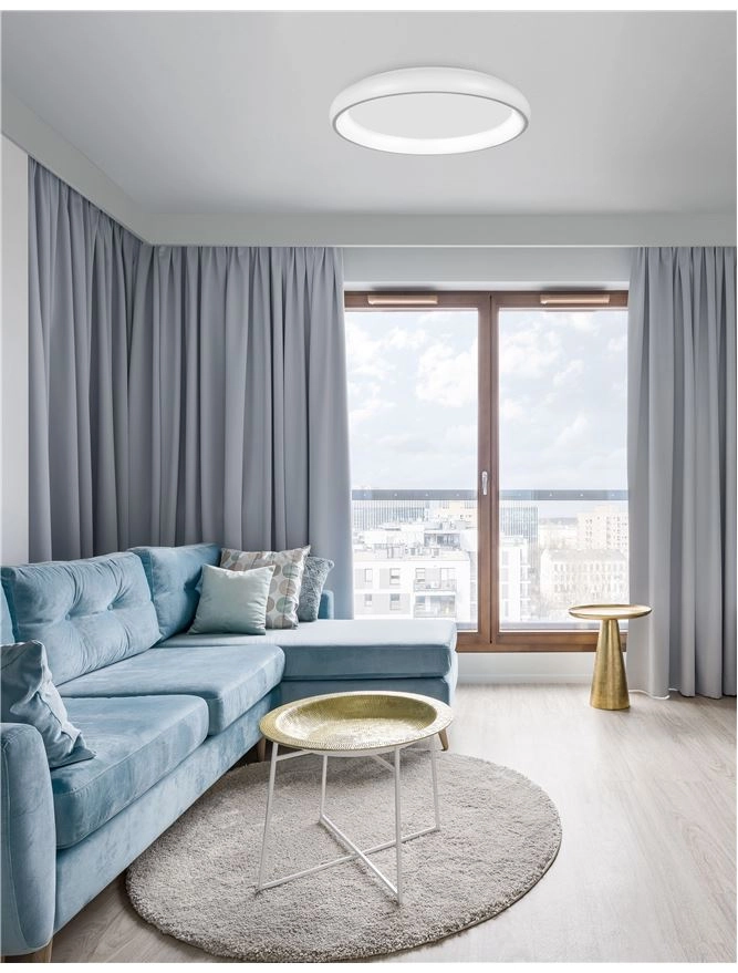 Plafonnier Albi blanc Ø 81cm Lyora 5212017416988