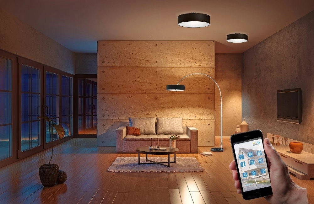 Lampe de plafond Series 3033 50 cm noir Trio 4017807256543