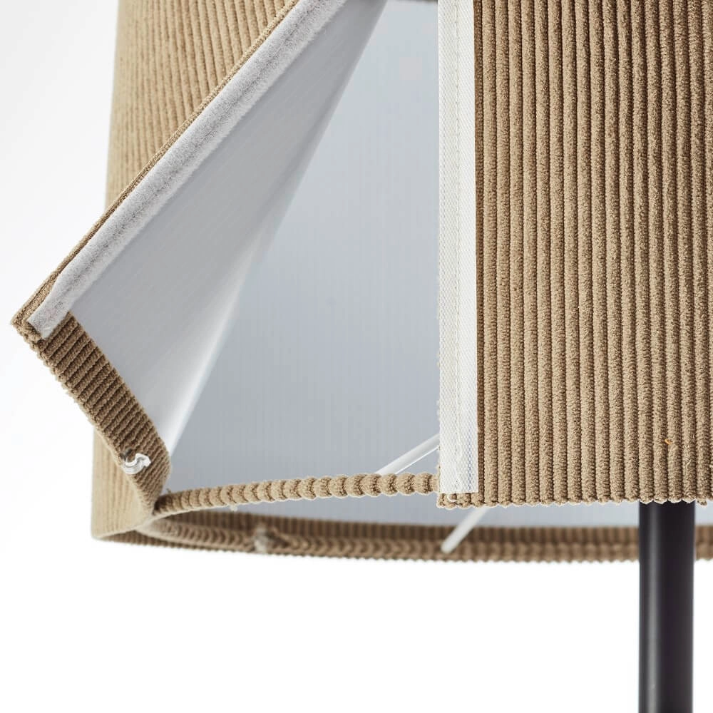 Lampadaire design Tony crème Ø 23cm Brilliant 4004353446252