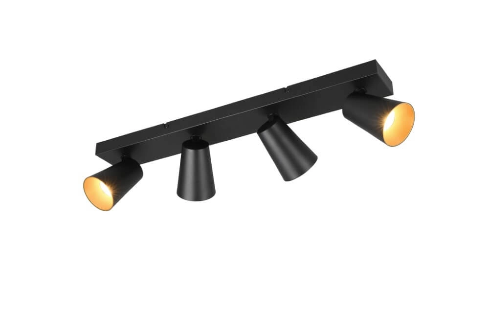 Spot en saillie 4 lumières Sharp noir