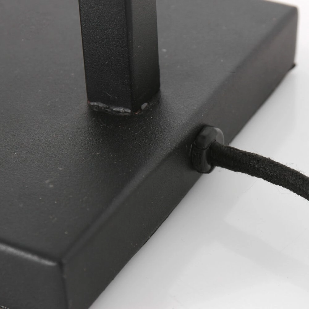 Lampe de bureau Stanger noir avec velours doré Steinhauer 8712746152104