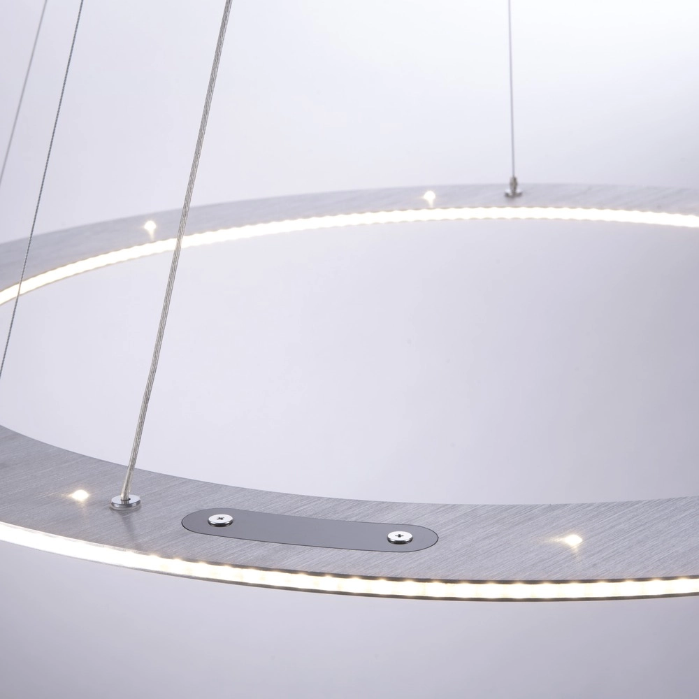 Suspension LED Pure Cosmo Métal brossé - Ø 75cm Paul Neuhaus 4012248350751