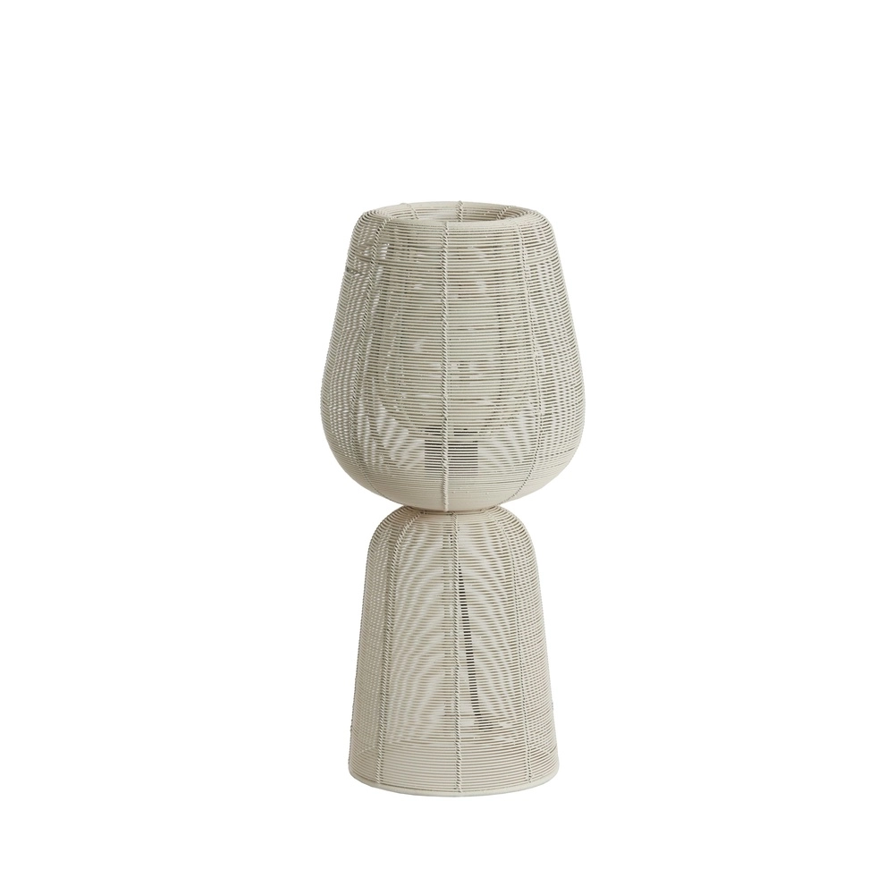 Lampe de table Aboso blanc Ø 18cm Light & Living 8717807701529