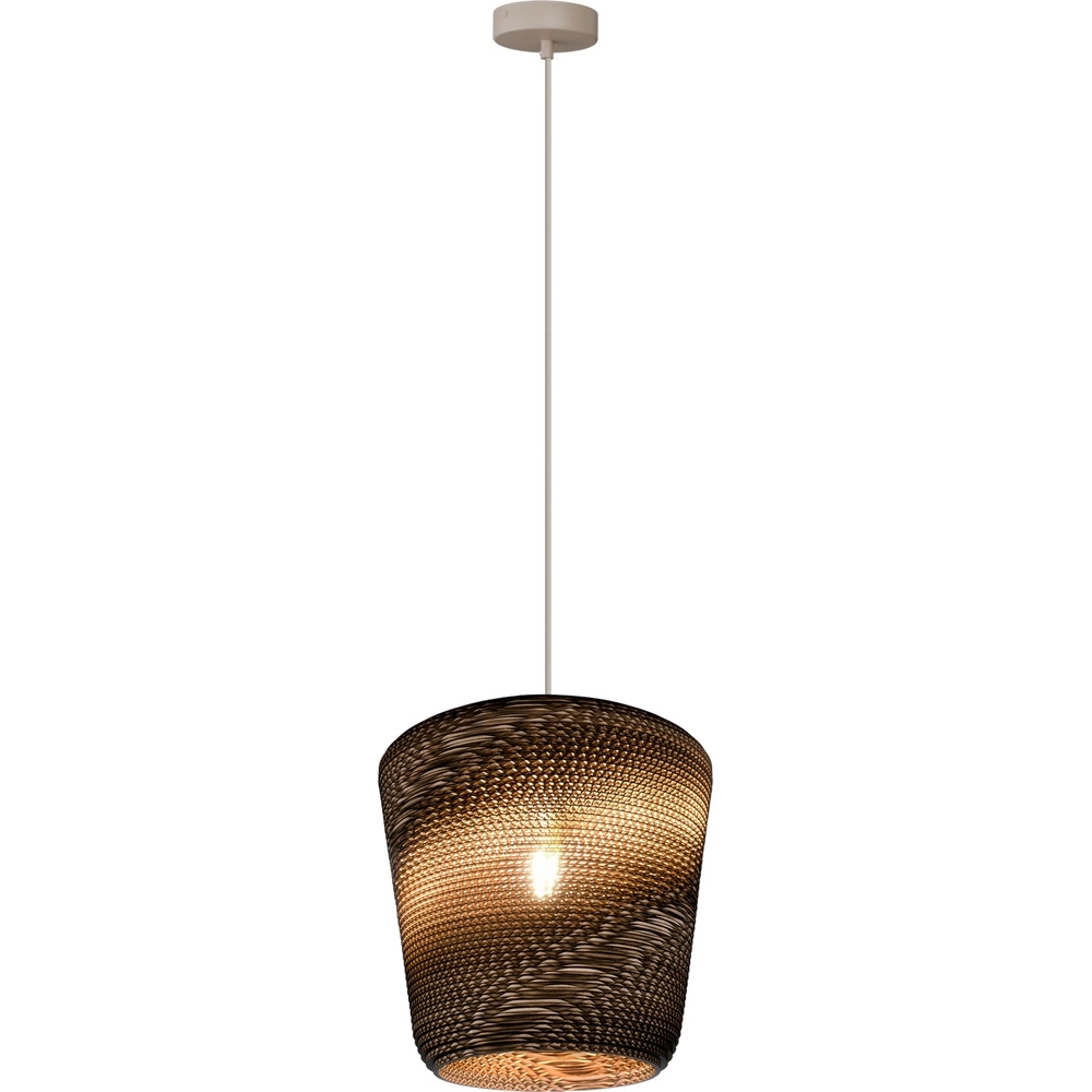 Lampe suspendue à sable Carta Moody Ø Teinte Think Paper de 34cm