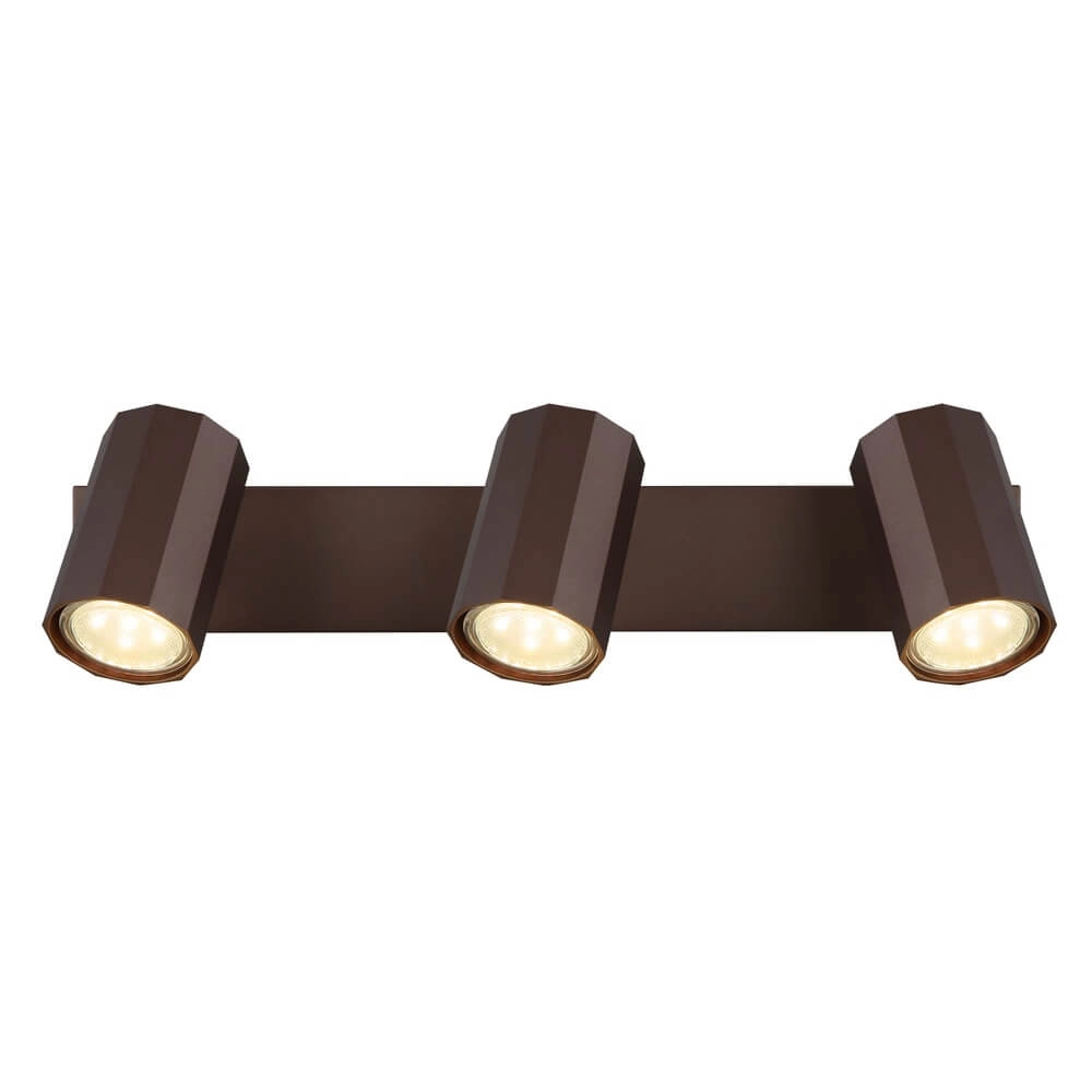 Plafonnier en bronze James 3 lumières Globo 9007371450886