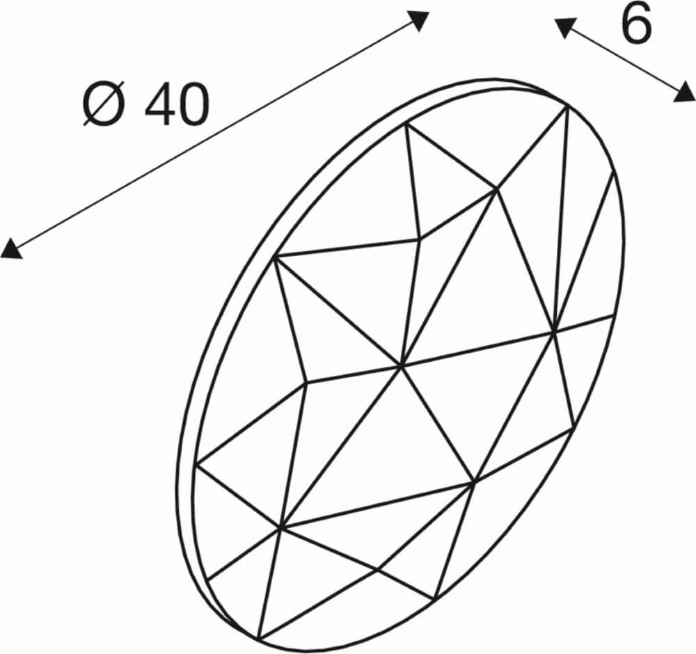 Capuche en feutre Mana Ø 40cm - gris SLV 4024163248112