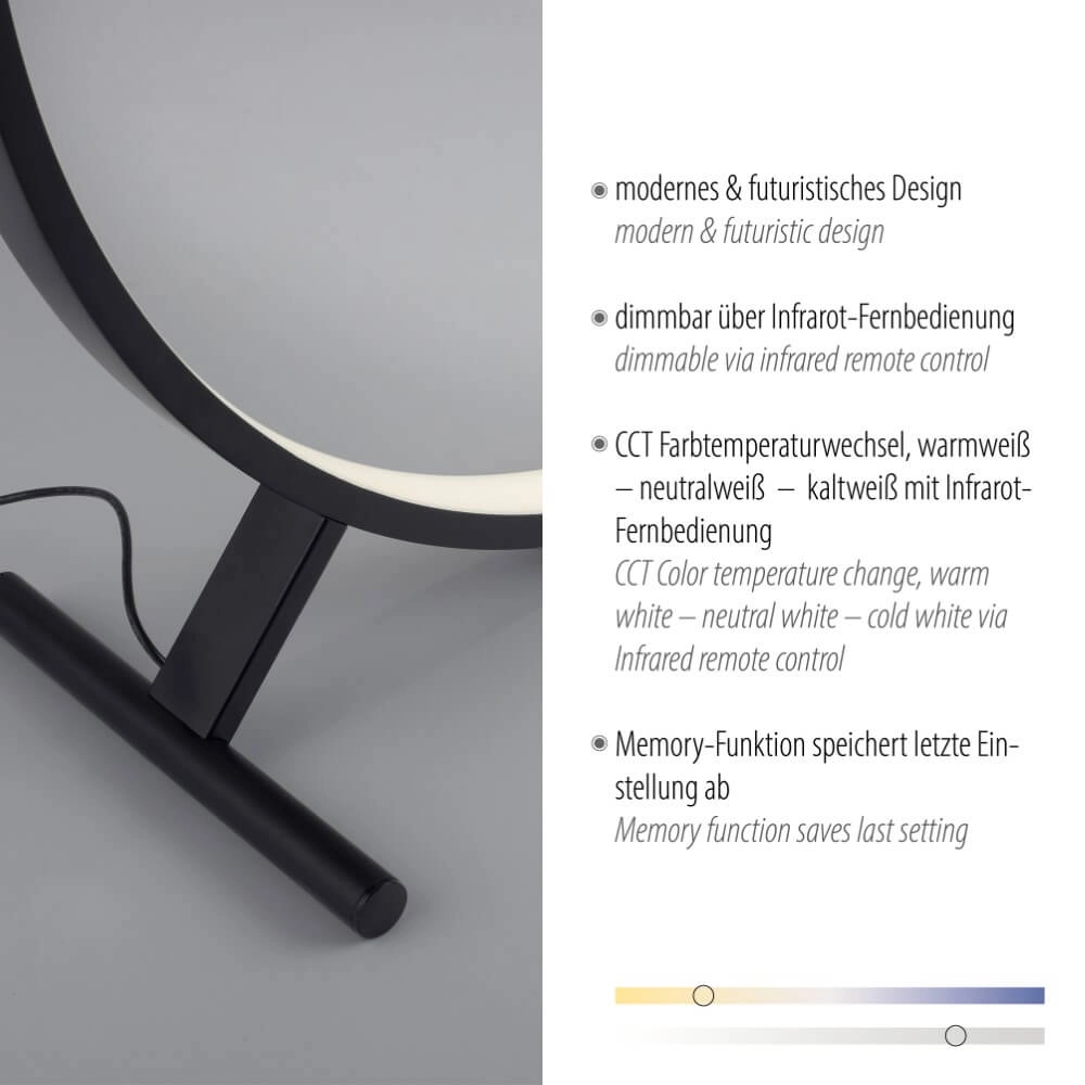 Lampadaire Hula design unique Ø 80cm Paul Neuhaus 4012248373316