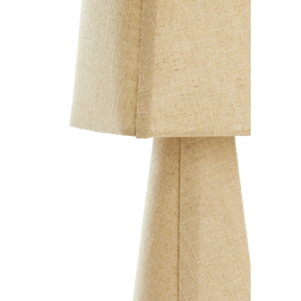 Lampe de table en lin Mikko 58 cm - naturel Light & Living 8717807758813