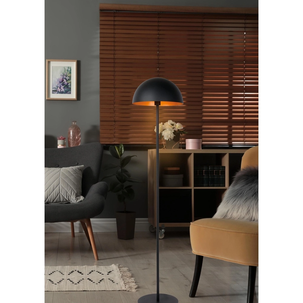 Lampadaire de conception Siemon Noir Lucide 5411212451668