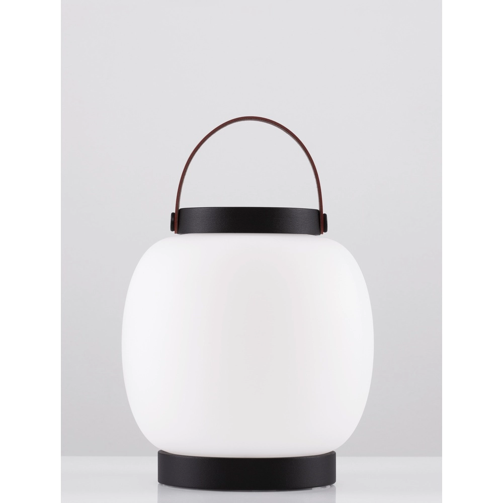 Lampe de table rechargeable Jigra anthracite avec blanc Lyora 5212017434876
