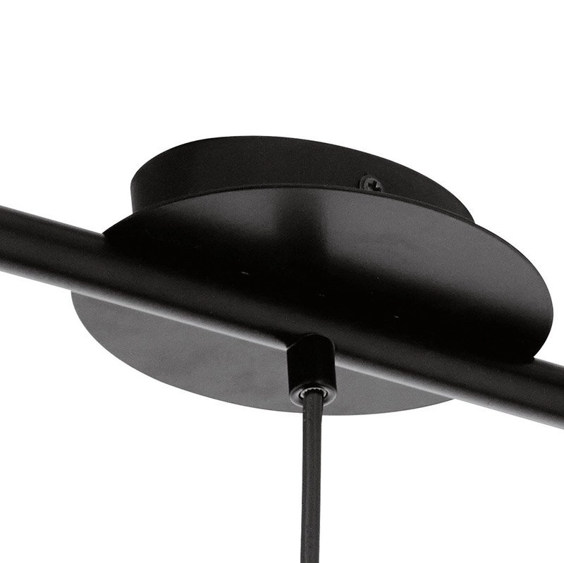 Lampe à suspension Tarbes Cuivre à 3 lumières avec noir Eglo 9002759941956