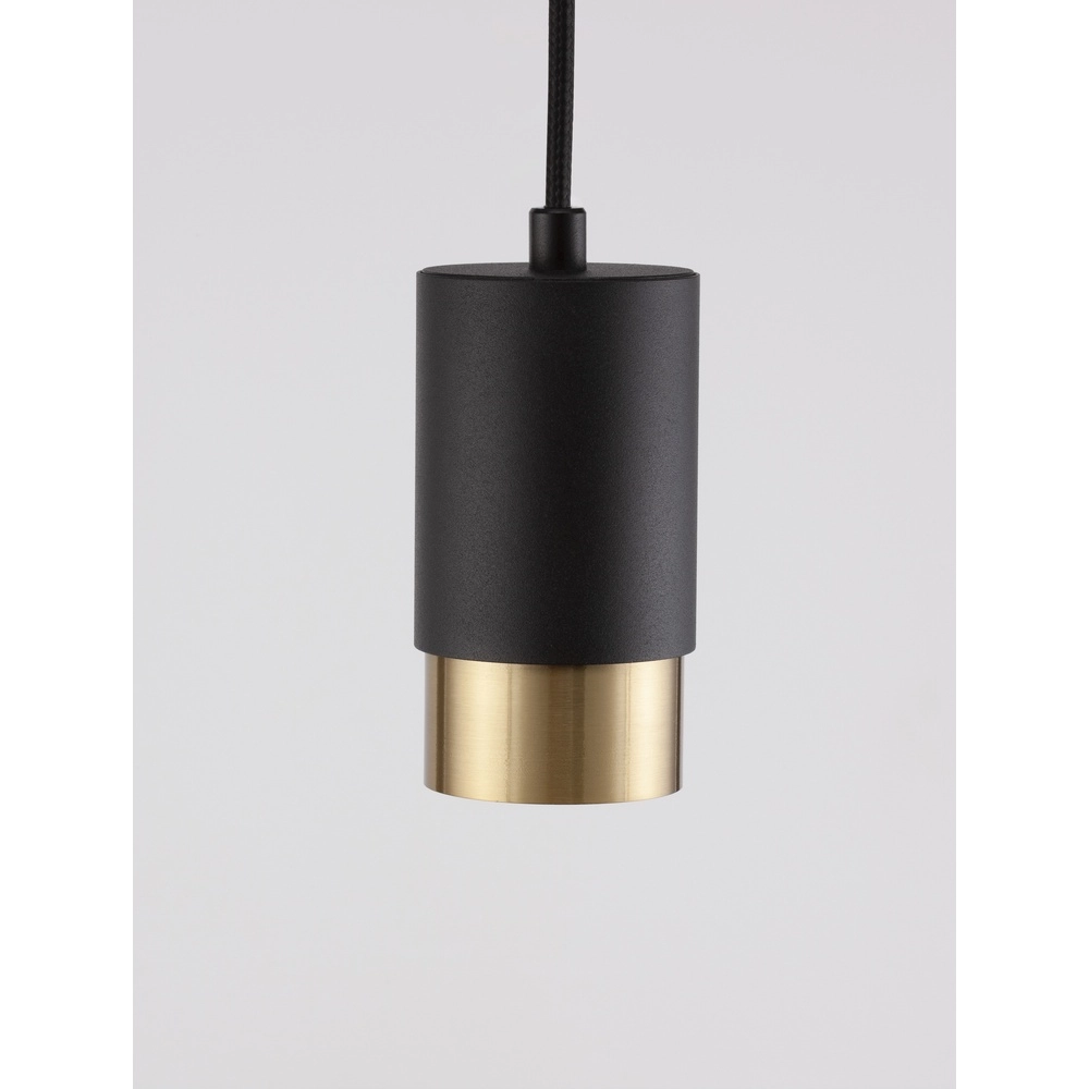 Suspension Pongo S simple 10.8cm noir avec or Lyora 5212017430311