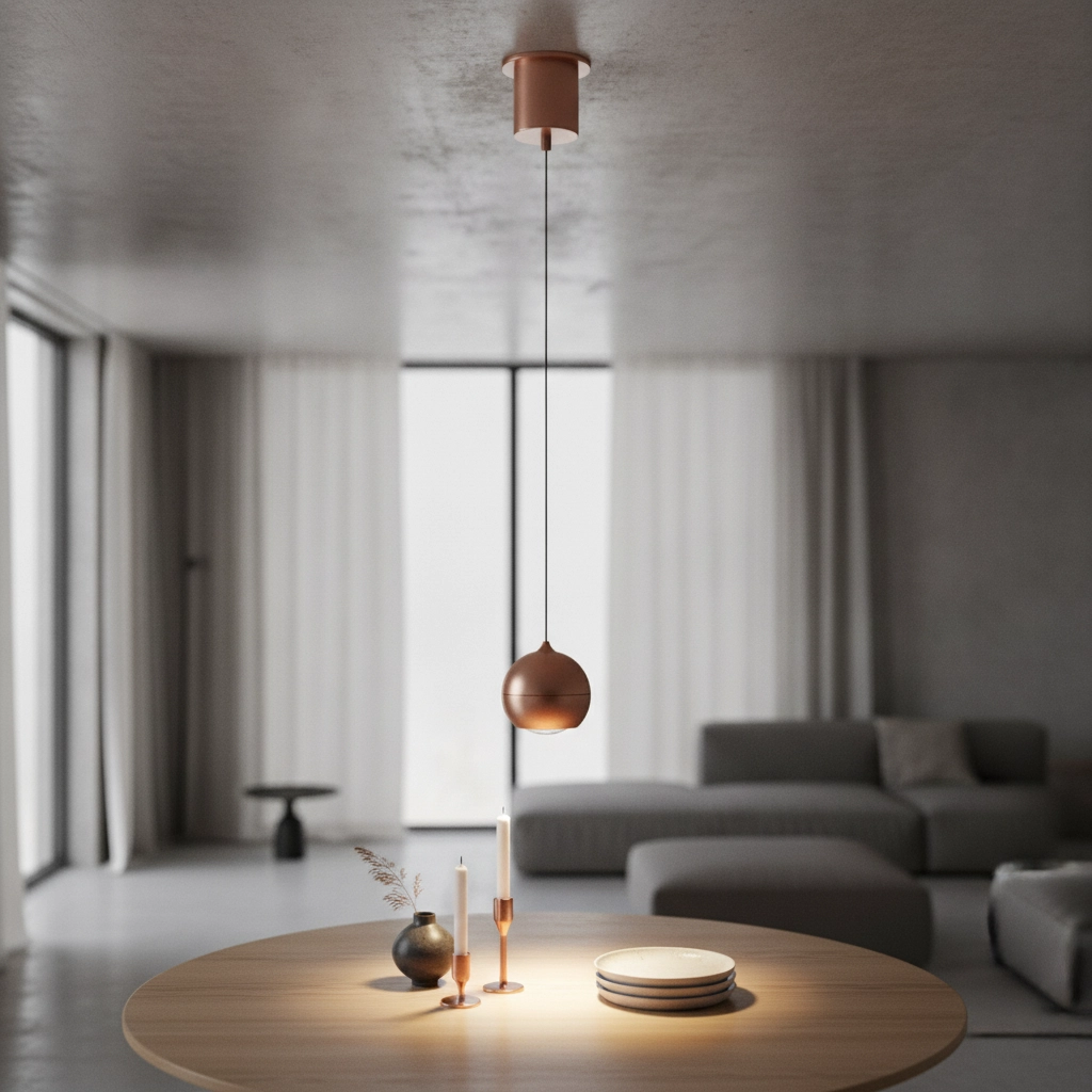 Ampoule de suspension Miami bronze Ø 10cm