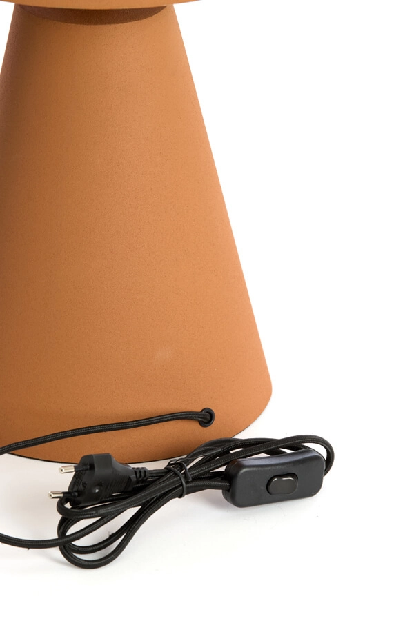 Lampe de table design Surrina orange Ø 26cm Light & Living 8717807743543