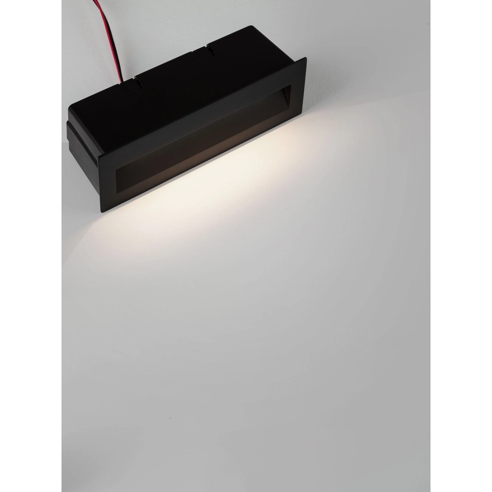 Lampe murale encastrée Drat Noir Lyora 5212017498021