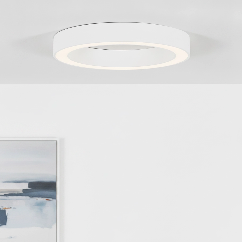 Plafonnier Morbido blanc Ø 60cm