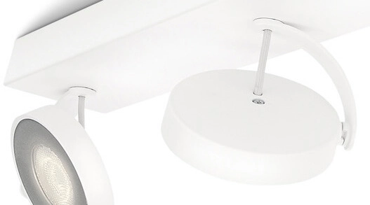 Spot de plafond LED Clockwork 4 lumières 2700K blanc Philips 8718291488439