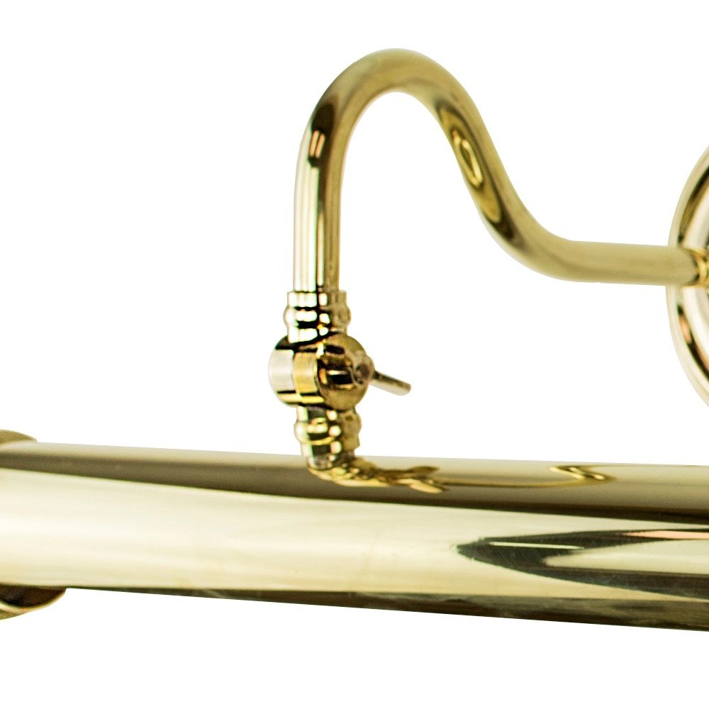 Lampe de peinture rurale Blenheim Picture 64cm - cuivre antique (ant) Limehouse