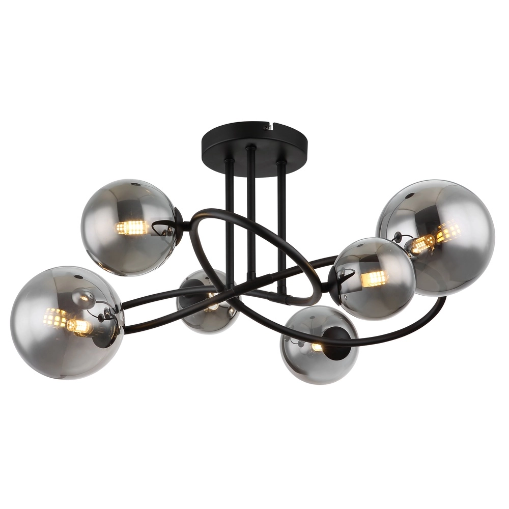 Lampe de plafond noire Riha Conception