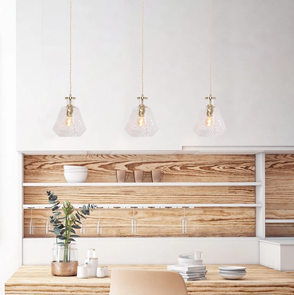 Lampe suspendue classique Grazioglass Ø 18 cm Steinhauer 8712746166316