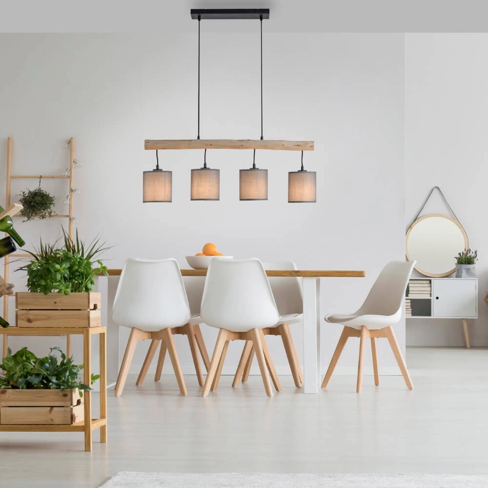 Lampe suspendue rurale Green Tribu taupe Just Light 4043689995171