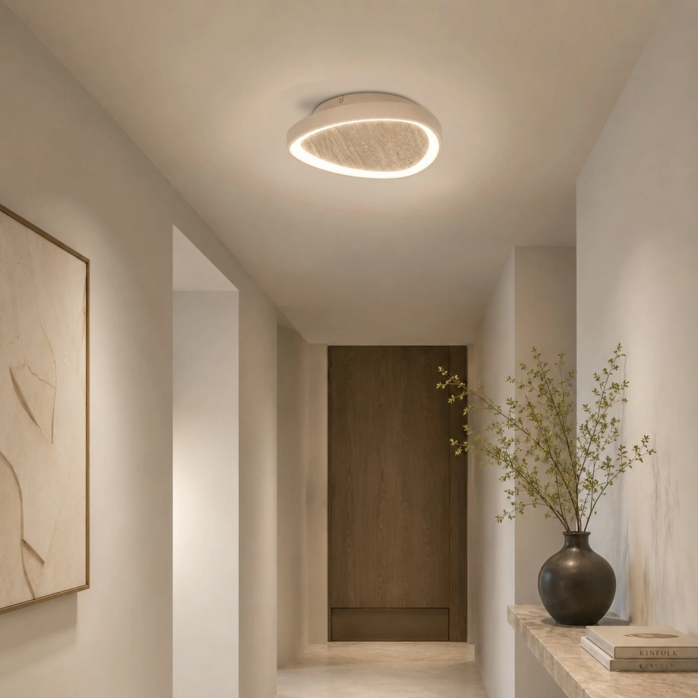 Lampe de plafond moderne Meliciano brun sable Eglo 9008606407095