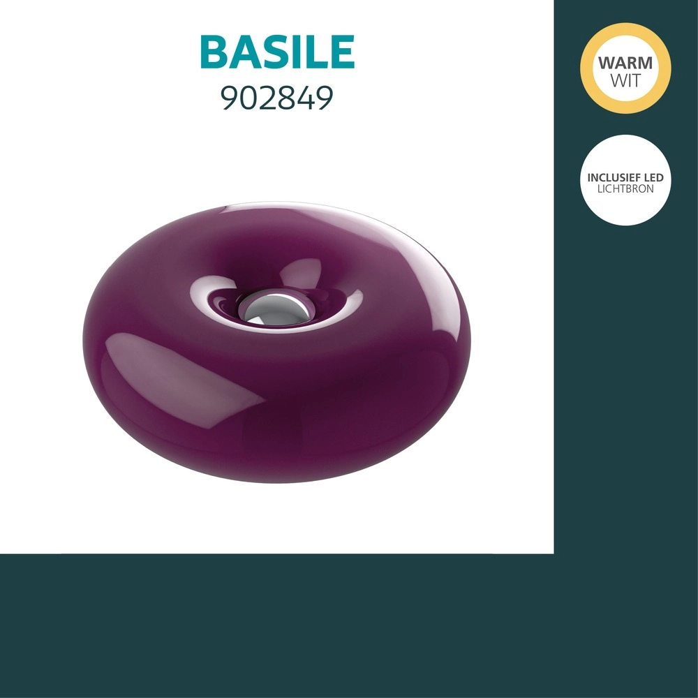 Lampe de table de conception Basile rose Eglo 9008606404841