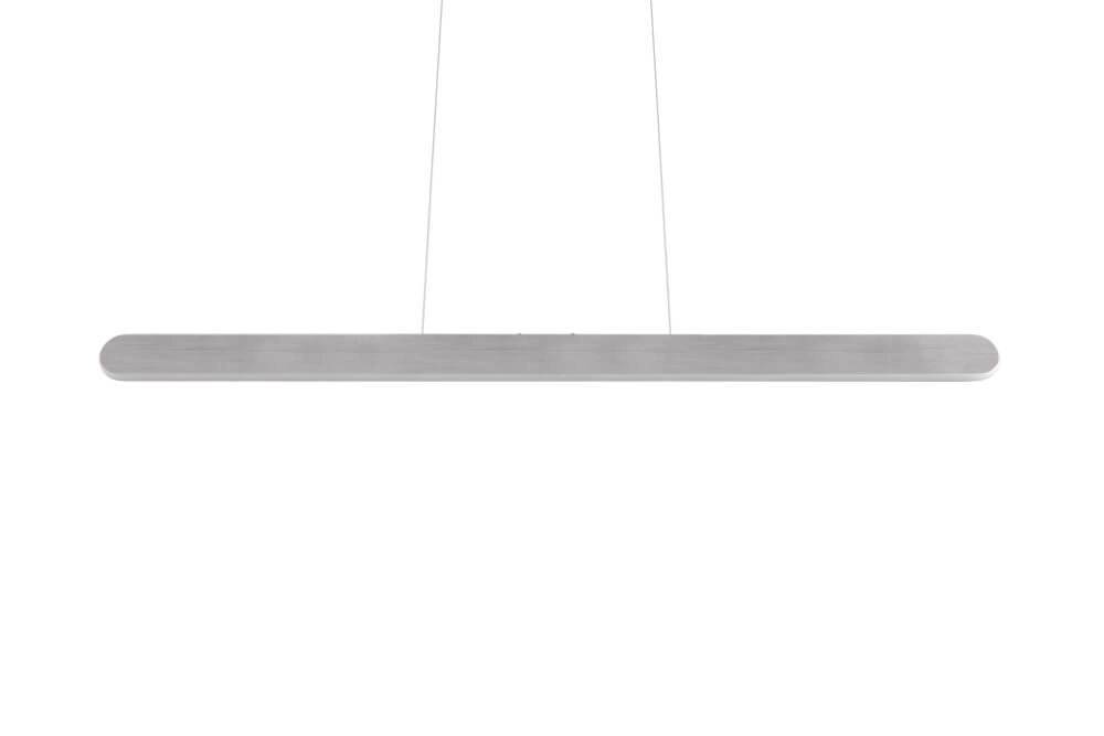 Lampe suspendue unique Helios métal brossé Trio 4017807597929