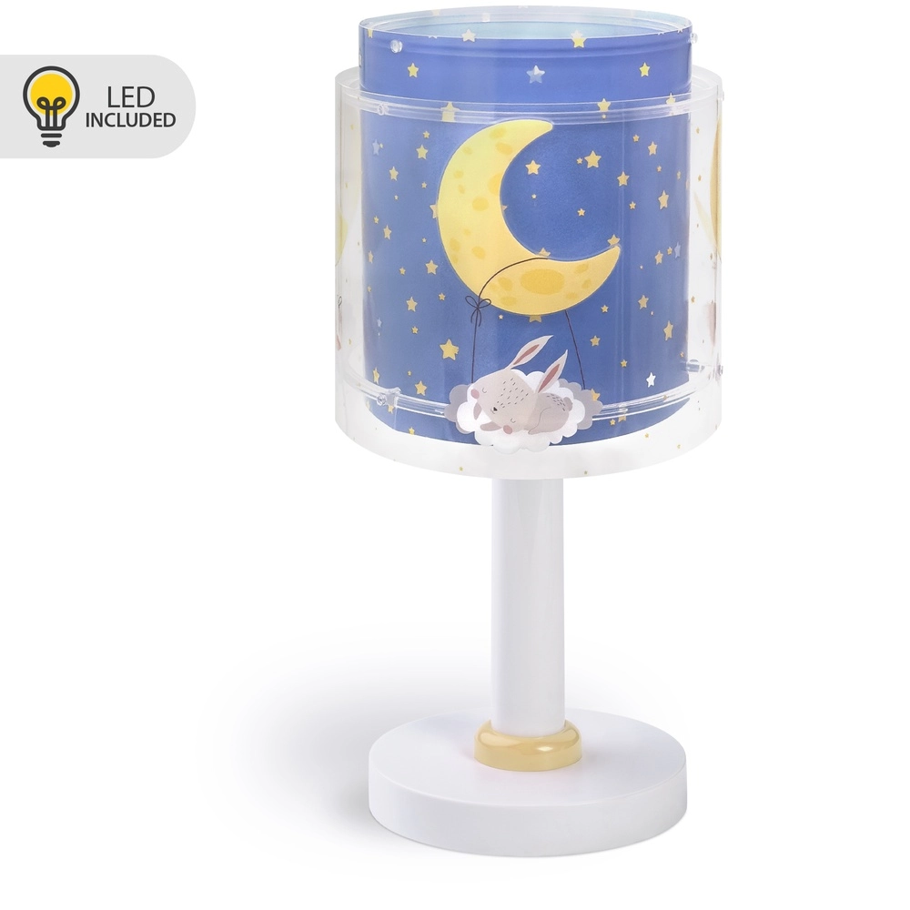 Lampe de table pour chambre d’enfant Moon Dreams bleu Dalber 8420406766317