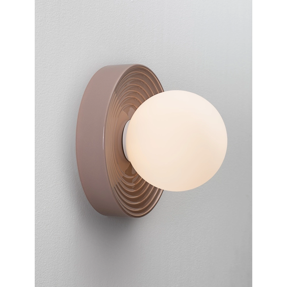 Applique murale Orbique brun moka Ø 22cm Lyora 5212017483874