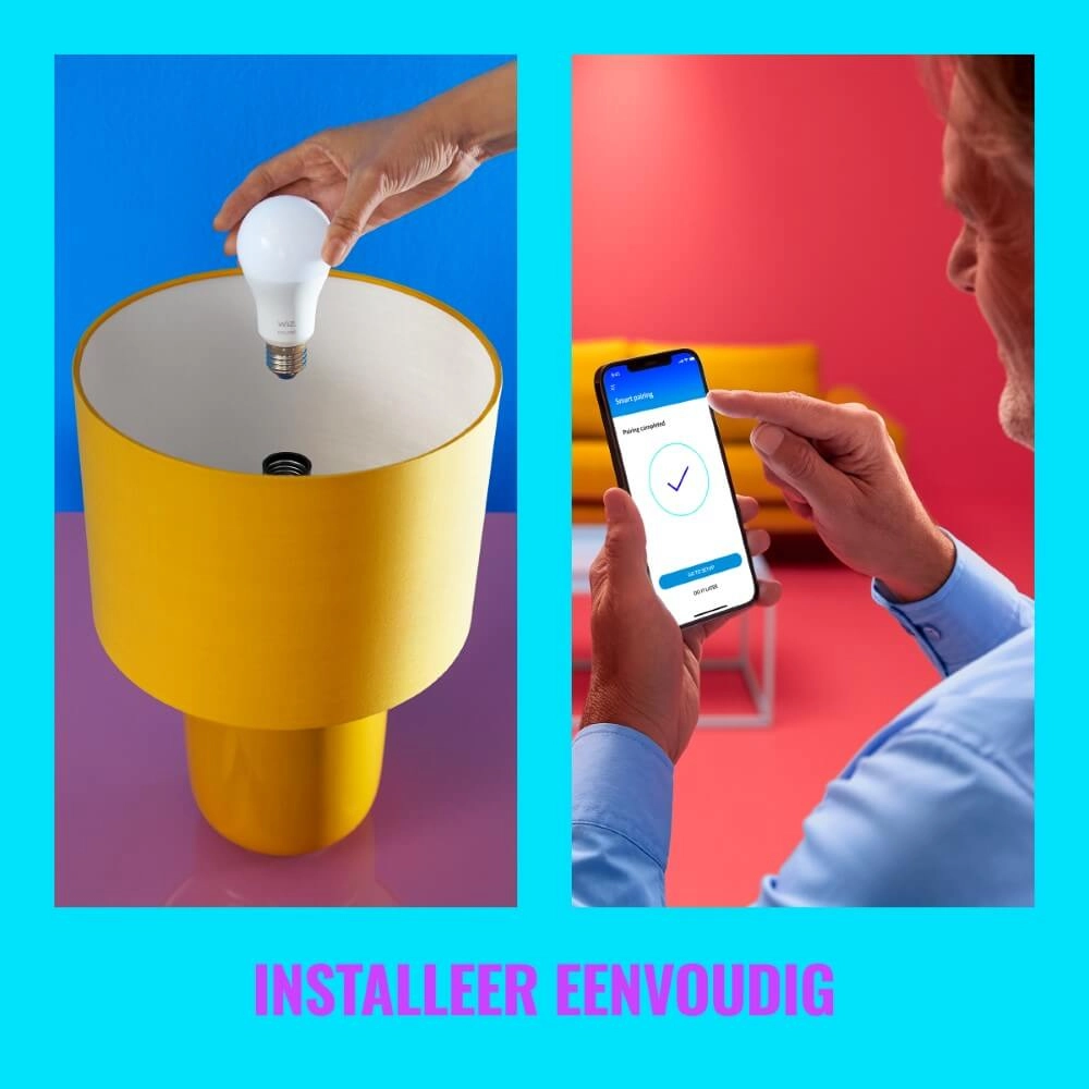 Source de lumière intelligente E27 - 18,5W WiZ 8719514554634