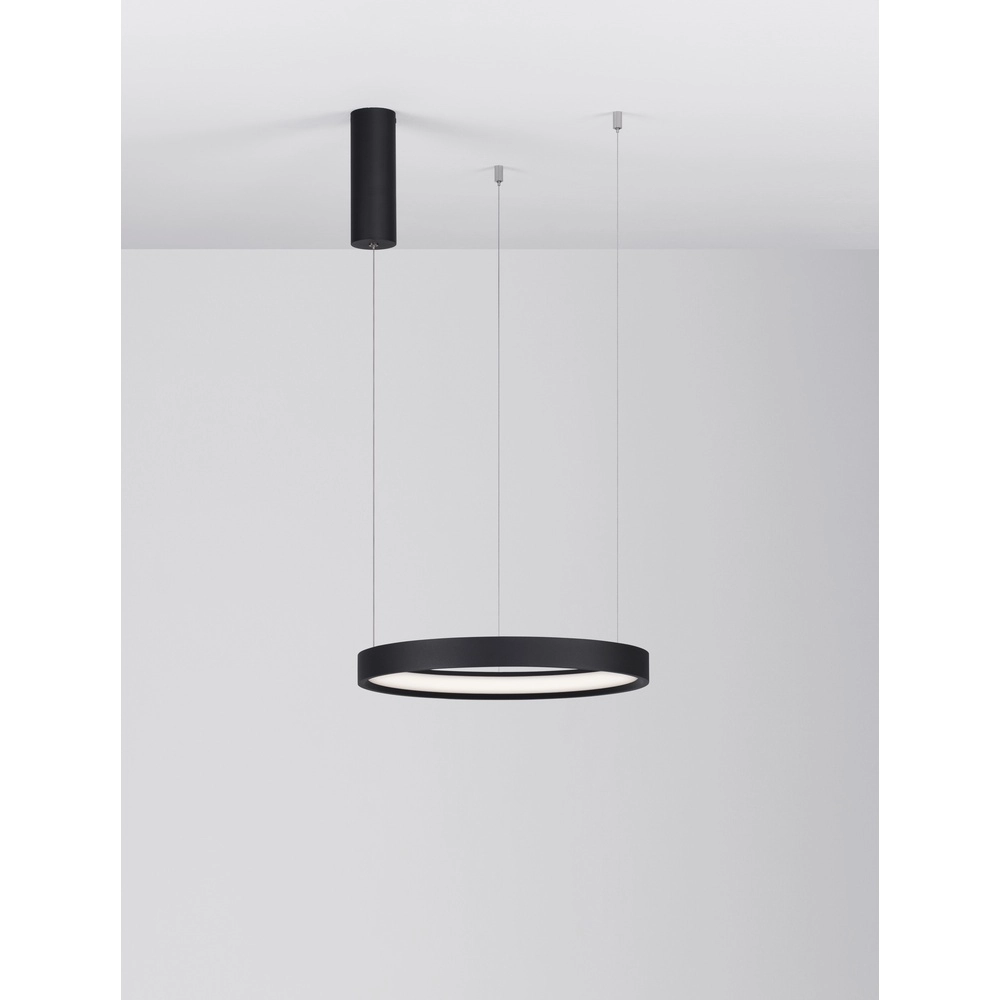 Suspension ronde Perrine noir Ø 40cm