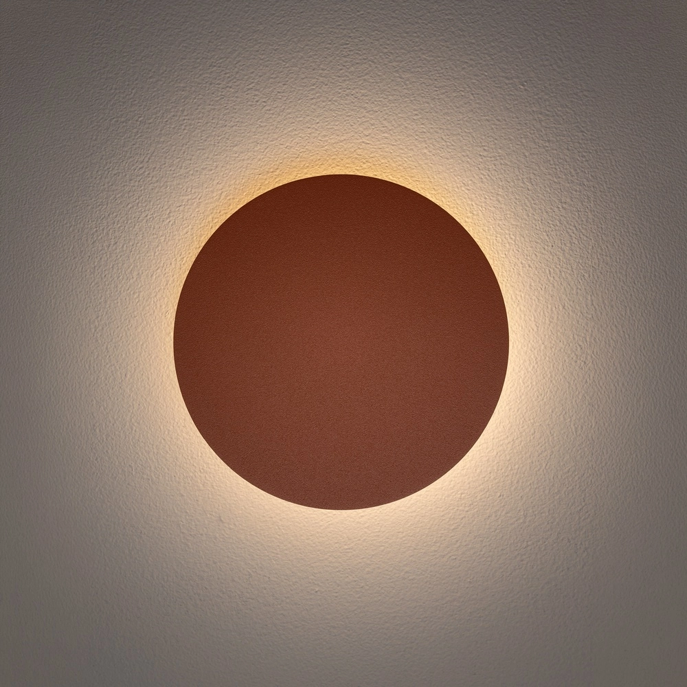 Lampe murale de conception Ring Terre cuite Ø 15 cm Lyora 5903139126601