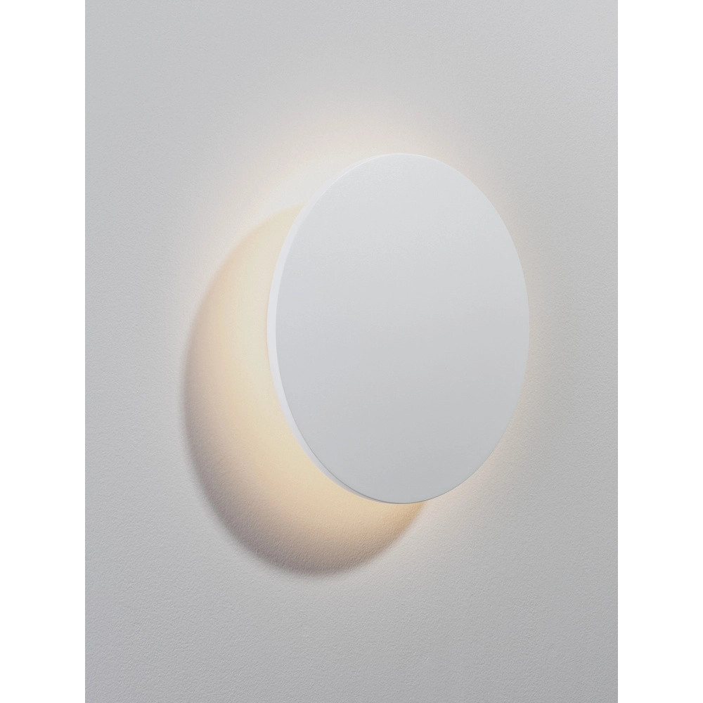 Applique murale ronde Copper blanc Ø 24cm Lyora 5212017447357