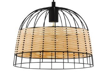 Lampe à suspension Anwick Rotin Eglo 9002759433116