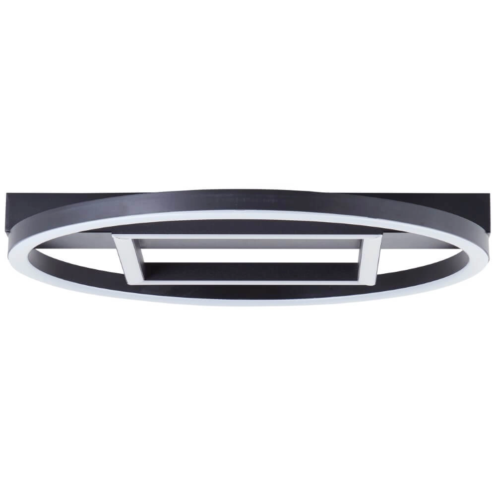 Plafonnier Maureen Ø 37cm avec carré noir Brilliant 4004353420085