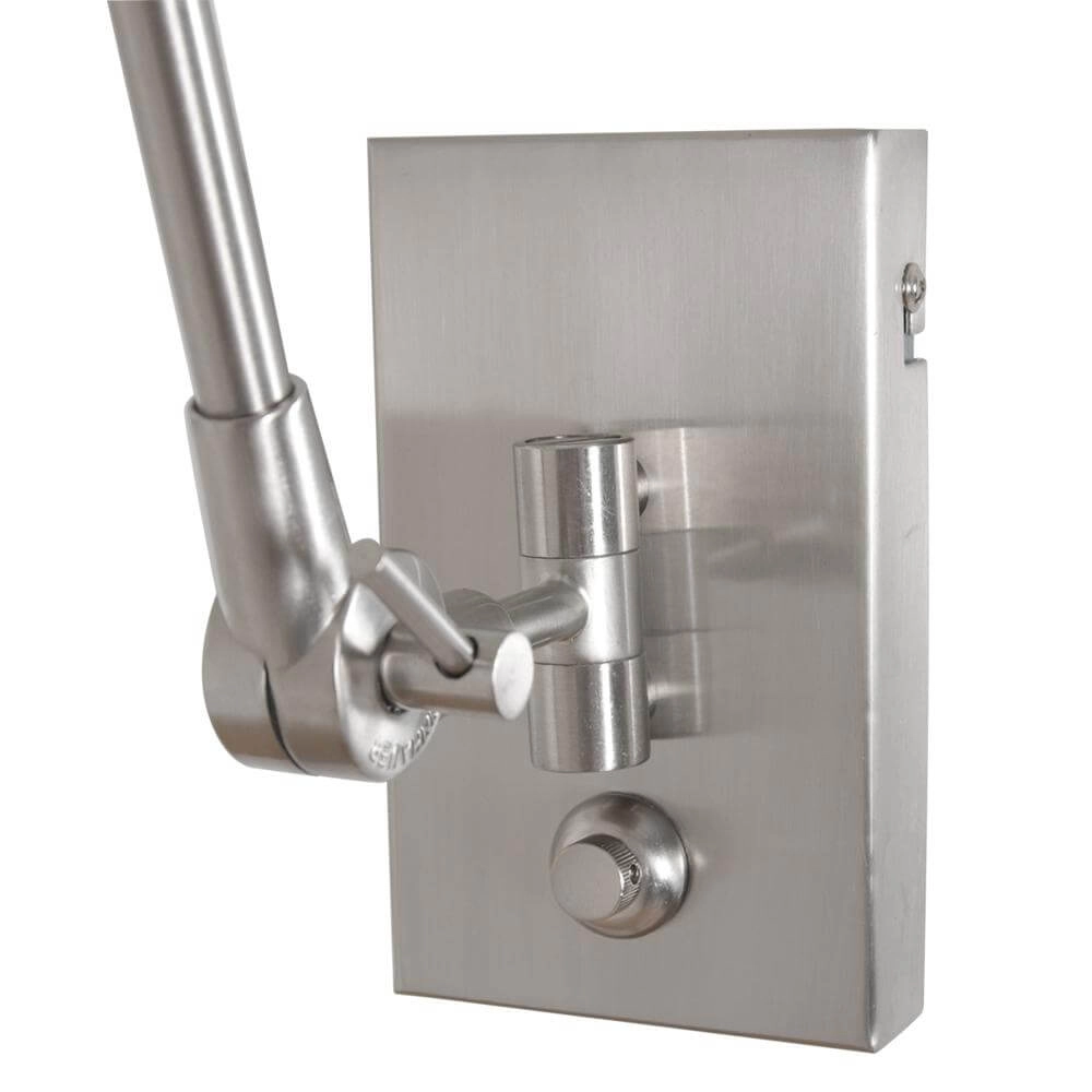 Applique murale Prestige Chic métal avec abat-jour noir Steinhauer 8712746175677