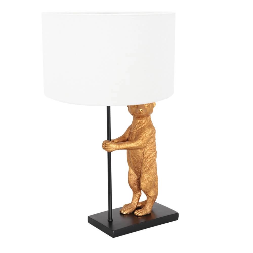 Lampe de table Animaux avec capuche blanche Lampe de table Animaux avec capuche blanche
