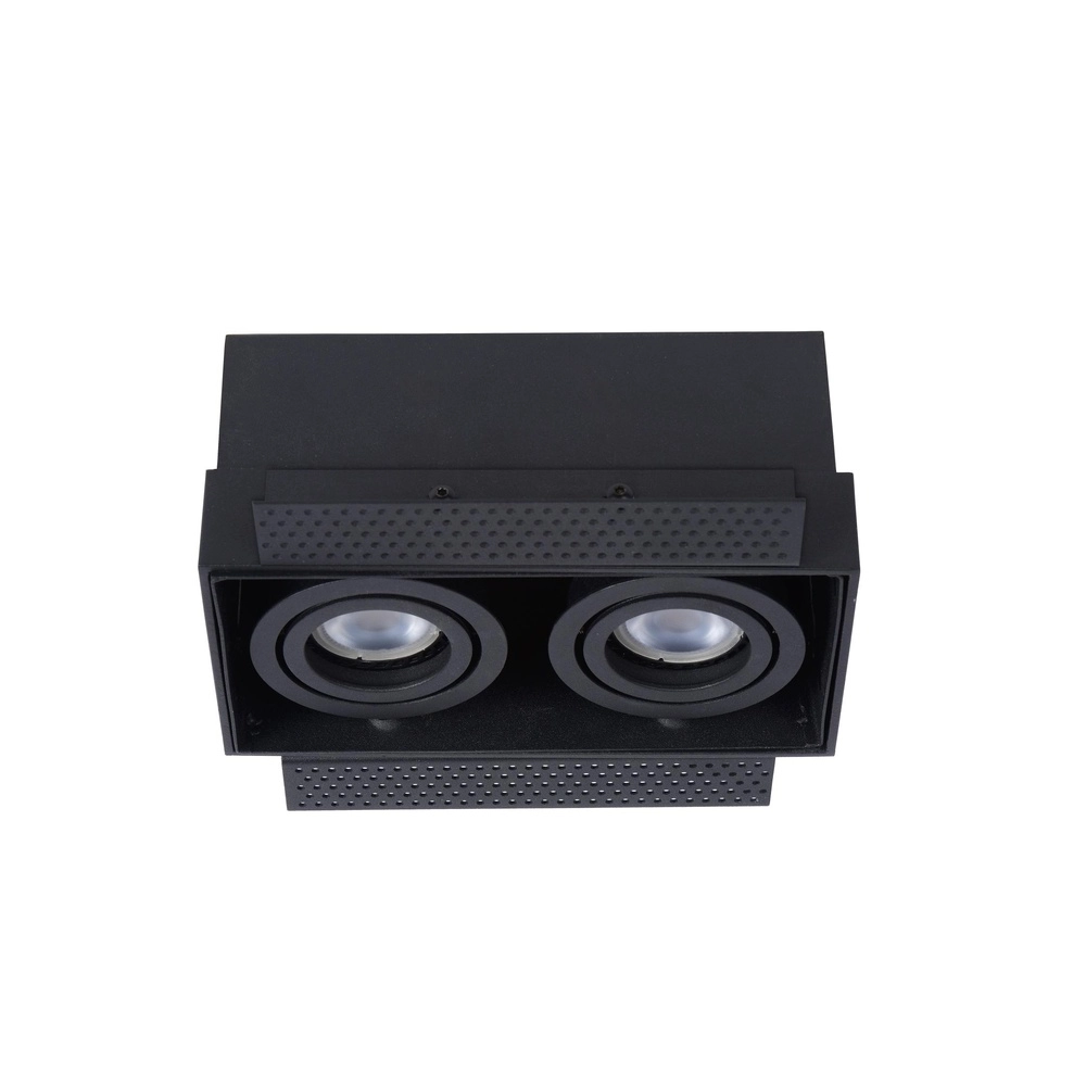 Projecteur encastré élégant Trimless Double Noir
