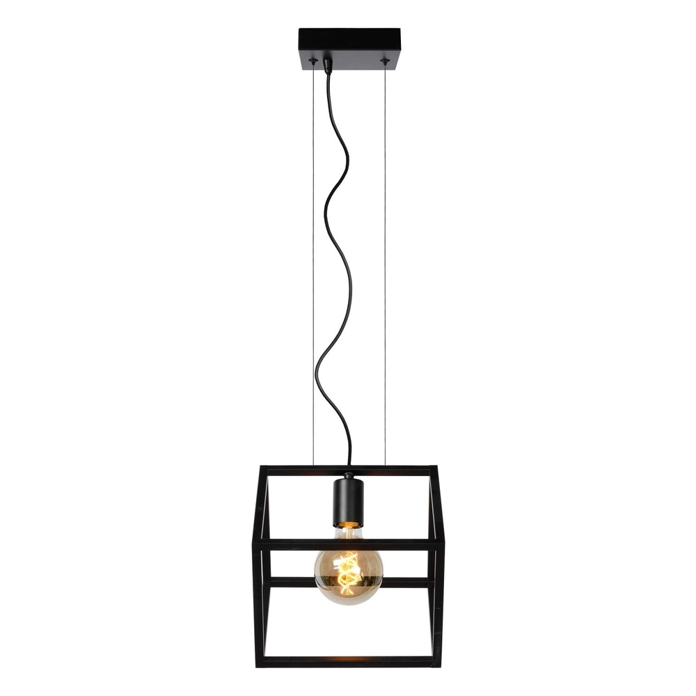 Lampe pendante moderne Fabian Noir Lucide 5411212010797